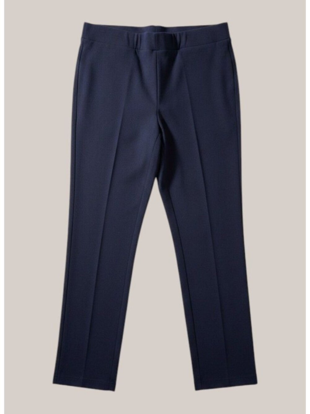 Michael Tyler Womens Navy Straight-Leg Dress Pants Style 22F4004